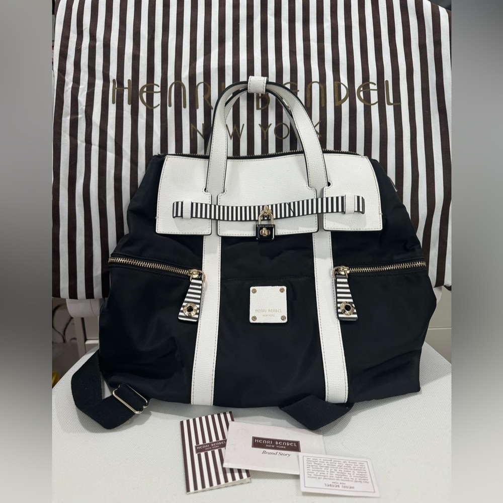 RARE Henri Bendel Centennial Convertible Jettsetter Backpack